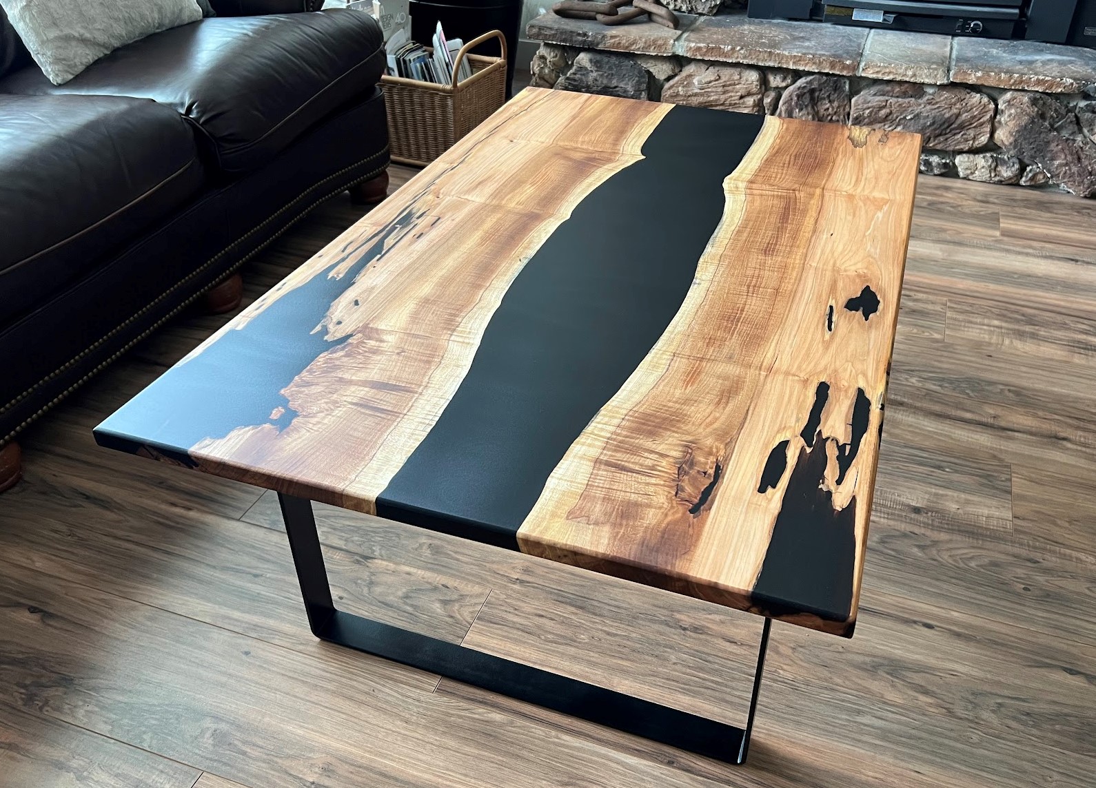 Image of a hand crafted coffee table